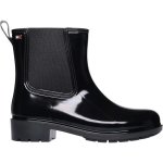 Tommy Hilfiger FLAG RAINBOOT Dámské holínky černá – Sleviste.cz
