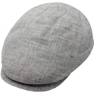 Fiebig Headwear since 1903 Pánská letní lněná bekovka šedá – Hledejceny.cz