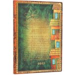Garcia Marquez, One Hundred Years of Solitude Embellished Manuscripts Collection Midi 12-Month Softcover Dayplanner Elastic Band Closure Horizontal Paperblanks 2027 – Hledejceny.cz