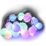 Solight LED vánoční řetěz barevné koule 20x LED 2m 2x AA – Hledejceny.cz