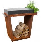 ARTISS Stůl Corten velký zkosený 80 x 45 x 91 cm - žula – Hledejceny.cz
