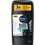 Nivea Men Black & White Invisible Fresh deostick 50 ml – Zboží Mobilmania