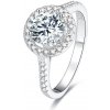Prsteny Beneto stříbrný s krystaly AGG193
