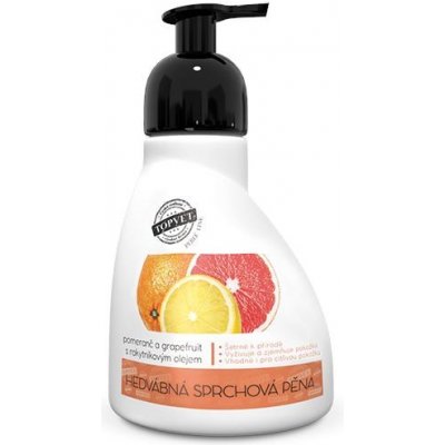 Topvet sprchová pěna pomeranč a grapefruit s rakytníkovým olejem 300 ml
