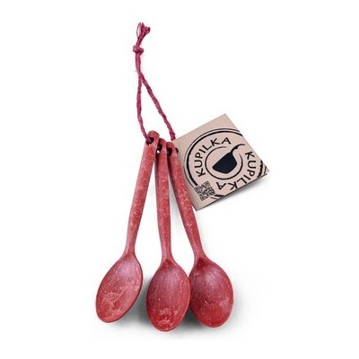 Kupilka 3 ks lžiček červená – Zboží Dáma