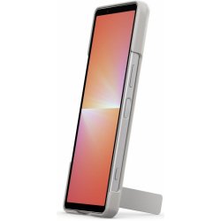 Sony Xperia Stand Cover pro Xperia 5 V 5G stříbrné