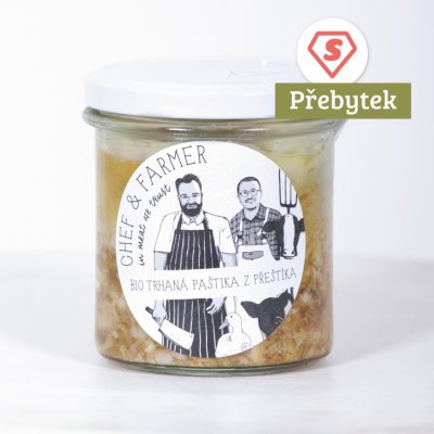 BioFarma Sasov Bio trhaná paštika z přeštíka 250g – Zboží Dáma