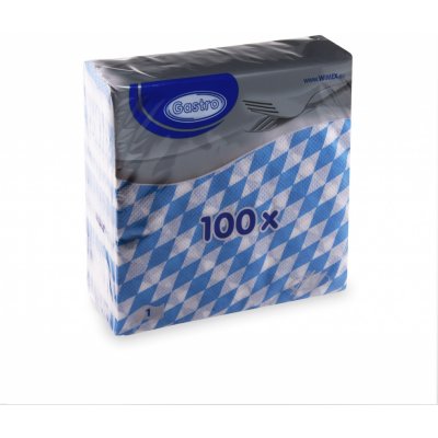 Wimex Ubrousek 1V Bavorsko modrý 100ks 33x33cm – Hledejceny.cz