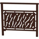 Procity Zábradlí Benátky 1000 mm hnědá RAL8017 – Hledejceny.cz