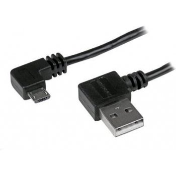 StarTech USB2AUB2RA1M Micro-USB s pravoúhlým konektorem, M/M, 1 m