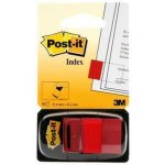 3M POSTIT Samolepicí záložky se zásobníkem, červená, 25 x 43 mm, 50 listů, 3M POSTIT 7100089833 ,balení 50 ks – Hledejceny.cz