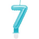 Albi Svíčka dortová tyrkysová číslo 7 – Zboží Dáma