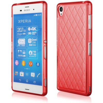 Pouzdro Qult Skin Sony Xperia Z4 / Z3+ červené – Zboží Mobilmania