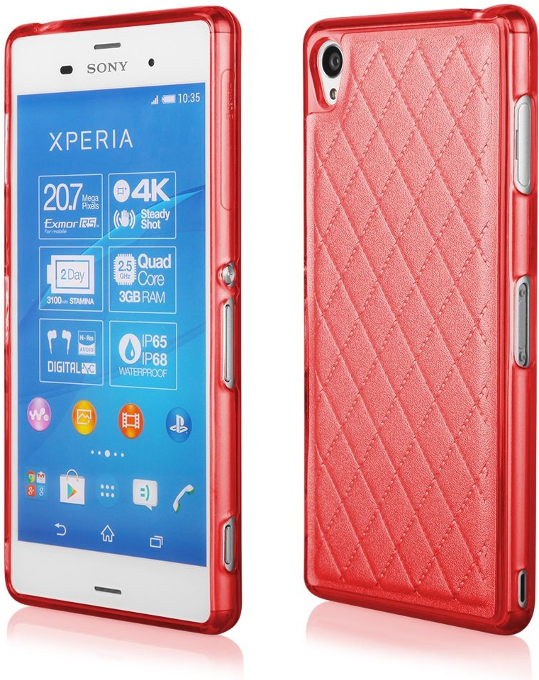 Pouzdro Qult Skin Sony Xperia Z4 / Z3+ červené