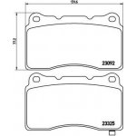 Sada brzdových destiček, kotoučová brzda BREMBO P 54 039X | Zboží Auto