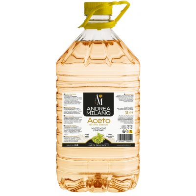 Andrea Milano Vinný ocet bílý 5 l – Sleviste.cz