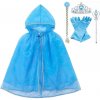 Dětský karnevalový kostým bHome Souprava Pelerína Elsa Frozen se sadou doplňků