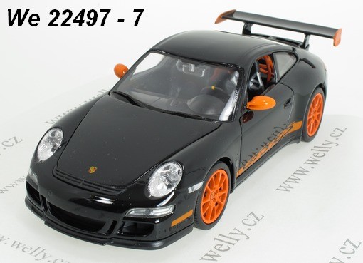 Welly Porsche 911 997 GT3 RS Černá 1:24