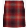 Dámská sukně Tommy Hilfiger Wool Shadow Check Short sukně dámské červená