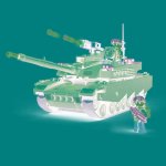 Sluban B1256 Tank OEF-M1XS – Zboží Dáma