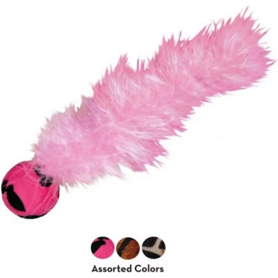 Kong míček s boa 4 cm – Zboží Dáma