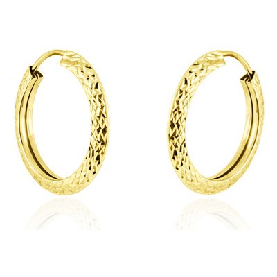 Gemmax Jewelry zlaté kroužky diamantový brus trojúhelníkový profil GLEYN194003