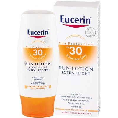 Eucerin Sun Extra lehké mléko na opalování SPF30 150 ml – Zboží Dáma
