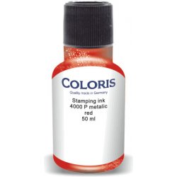 Coloris razítková barva 4000 P červená 50 ml