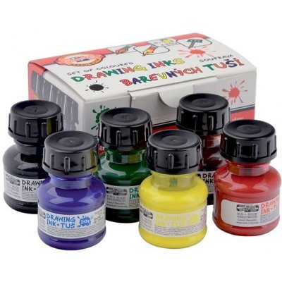 Koh-i-noor Školní tuše sada 6 barev 141730 – Zboží Dáma