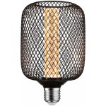 Paulmann P 29083 Metallic Glow Standard 230V LED žárovka Zyl E27 Spiral 4,2W 1800K černá – Hledejceny.cz