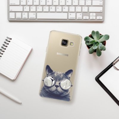 Pouzdro iSaprio Crazy Cat 01 - Samsung Galaxy A5 2016 – Zboží Mobilmania