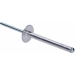 Trhací nýt 4,8x45 s velkou hlavou, hliník-ocel, Materiál: tělo - hliník Al 5050 trn - pozinkovaná ocel DIN 7337 AL/ST – Sleviste.cz