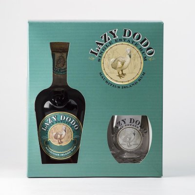 Lazy Dodo Rum 40% 0,7 l (dárkové balení 1 sklenice)