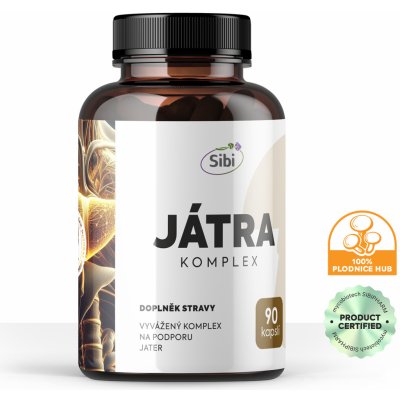 Játra Komplex Houbové Extrakty 90 Kapslí 500 mg – Hledejceny.cz