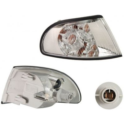 BLIKAČ, BLINKR, SMĚROVÉ SVĚTLO PŘEDNÍ PRAVÝ S4 AUDI A4 (B5), 11.94-12.98 DEPO – Zboží Mobilmania