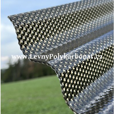 Vlna BRONZ DIAMANT 2,8mm polykarbonát GUTTA WABE š.1,045m x dl.5m (5,25m2) – Sleviste.cz
