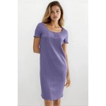 noční košile Mix&Match NDK Pointelle fialová – Zboží Dáma