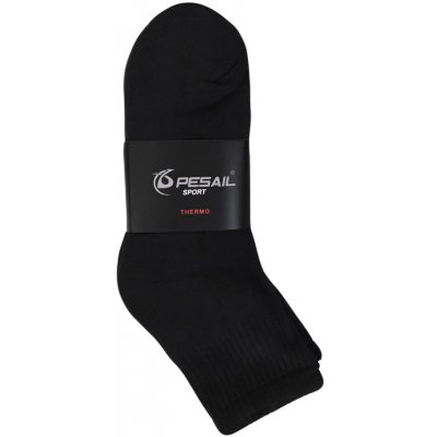 Pesail Sportovní ponožky POLOTERMO 3ks černé – Zboží Dáma