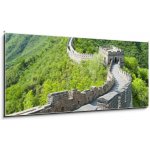Skleněný obraz 1D panorama - 120 x 50 cm - The Great Wall of China Velká čínská zeď – Sleviste.cz