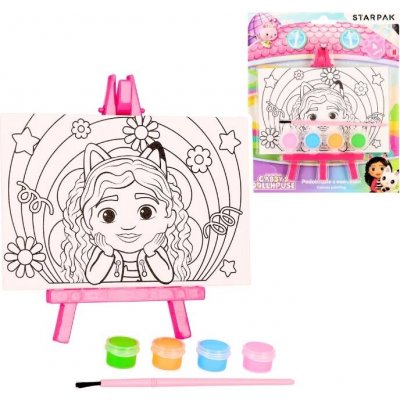 CreativeToys Malování na plátno Gabby's Dollhouse 1 kus – Hledejceny.cz