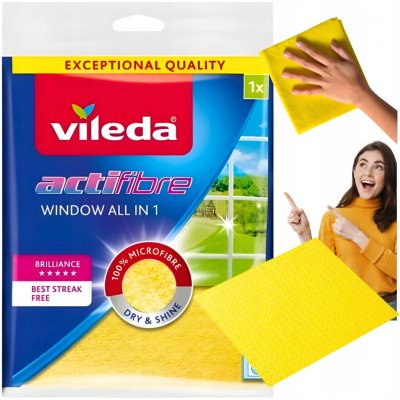 Vileda Actifibre mikrohadřík na okna 1 ks – Sleviste.cz