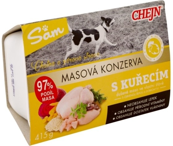 Chejn Sam Adult Dog kuřecí 415 g