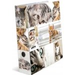 Herma Pořadač pákový A4 7 cm Kočky – Zboží Živě