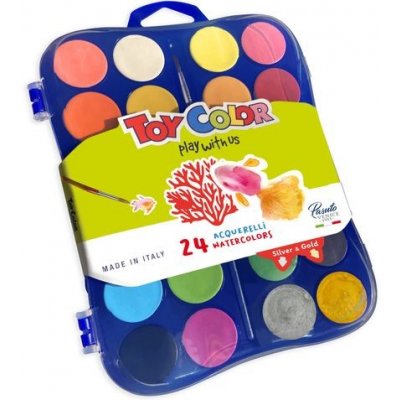 Toy Color vodové barvy 24 barev – Zboží Dáma