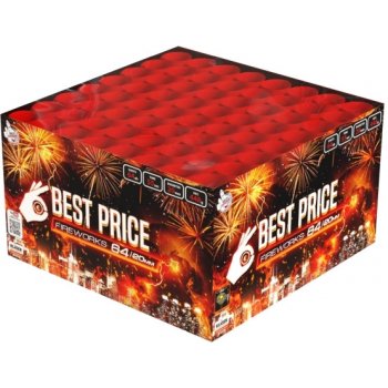 Kompaktní ohňostroj Best Price Wild Fire 64 ran 20 mm