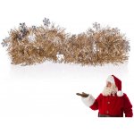Vánoční řetěz 2 m stříbrno‑šampaňský HOME DECOR – Hledejceny.cz