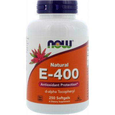 Now Foods Vitamín E Přírodní 400 iu 250 kapslí – Hledejceny.cz