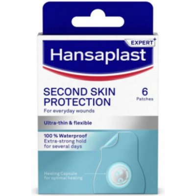 Beiersdorf Hansaplast Second Skin protection hydrokoloidní náplast 6 ks – Hledejceny.cz