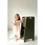 Ourbaby Montessori učící věž Kitchen Helper Comfort olive zelená – Zboží Dáma