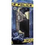 Gonher Kovový policejní revolver s pouzdrem 239880 – Hledejceny.cz